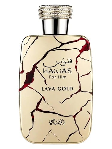 Rasasi Hawas Lava Gold Perfume Hombre 100ml frasco original