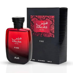 Rasasi Hawas Fire Perfume Unisex 100ml - notas olfativas y fragancia