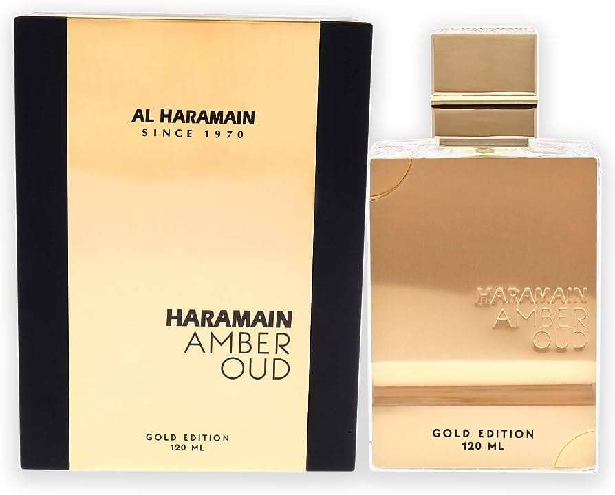 AMBER OUD GOLD Al haramain perfume UNISEX 120ml