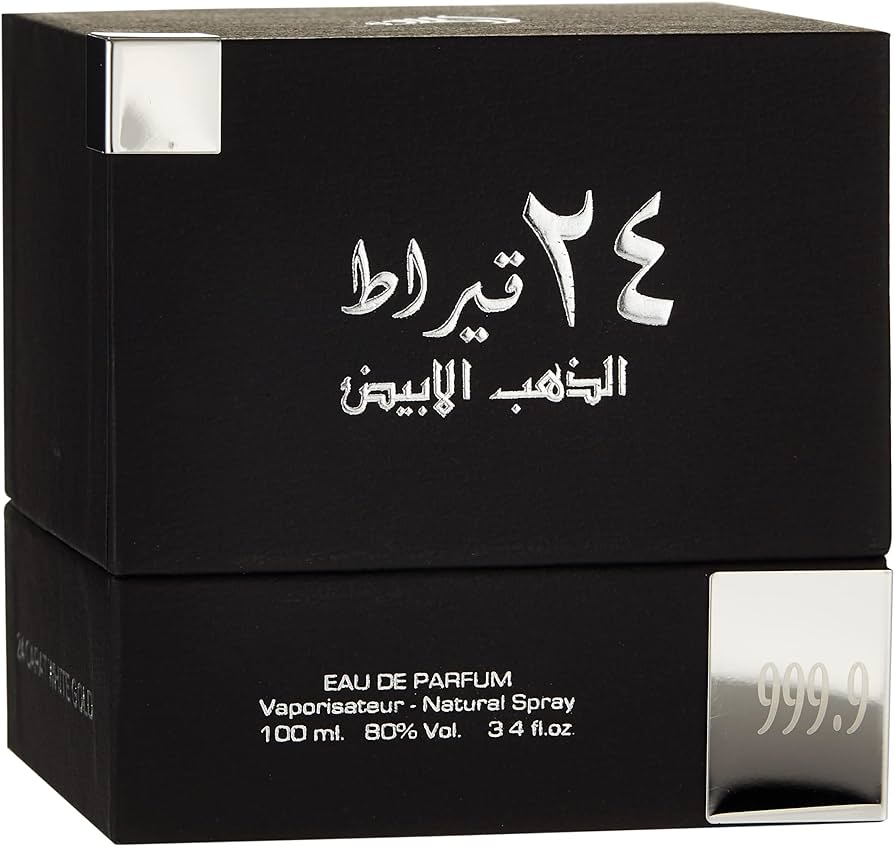 24 CARAT WHITE GOLD Lattafa perfume UNISEX 100ml
