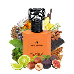 INCENSE 01 Swiss arabian perfume UNISEX 50ml