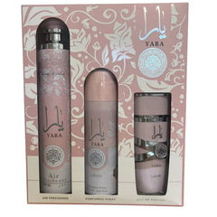 PACK YARA ROSA (PERFUME+AMBIENTADOR+DESODORANTE)