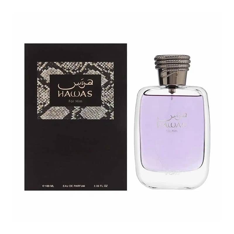 HAWAS FOR HIM Rasasi perfume HOMBRE 100ml