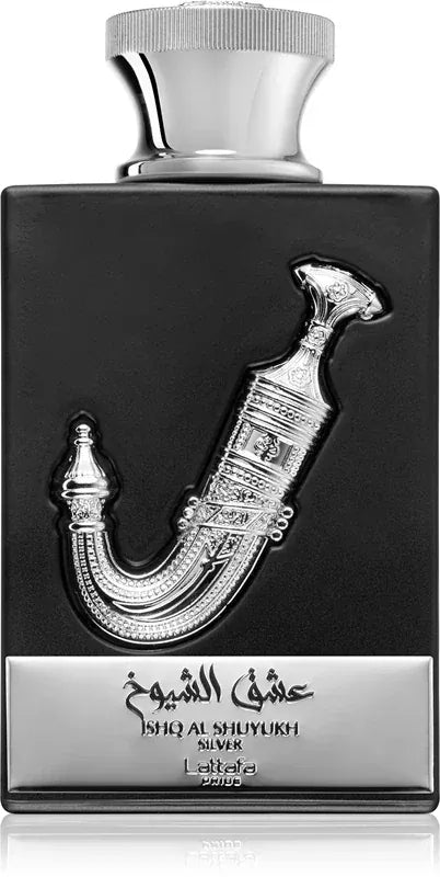 Lattafa Ishq Al Shuyukh Silver Perfume Unisex 100ml frasco original