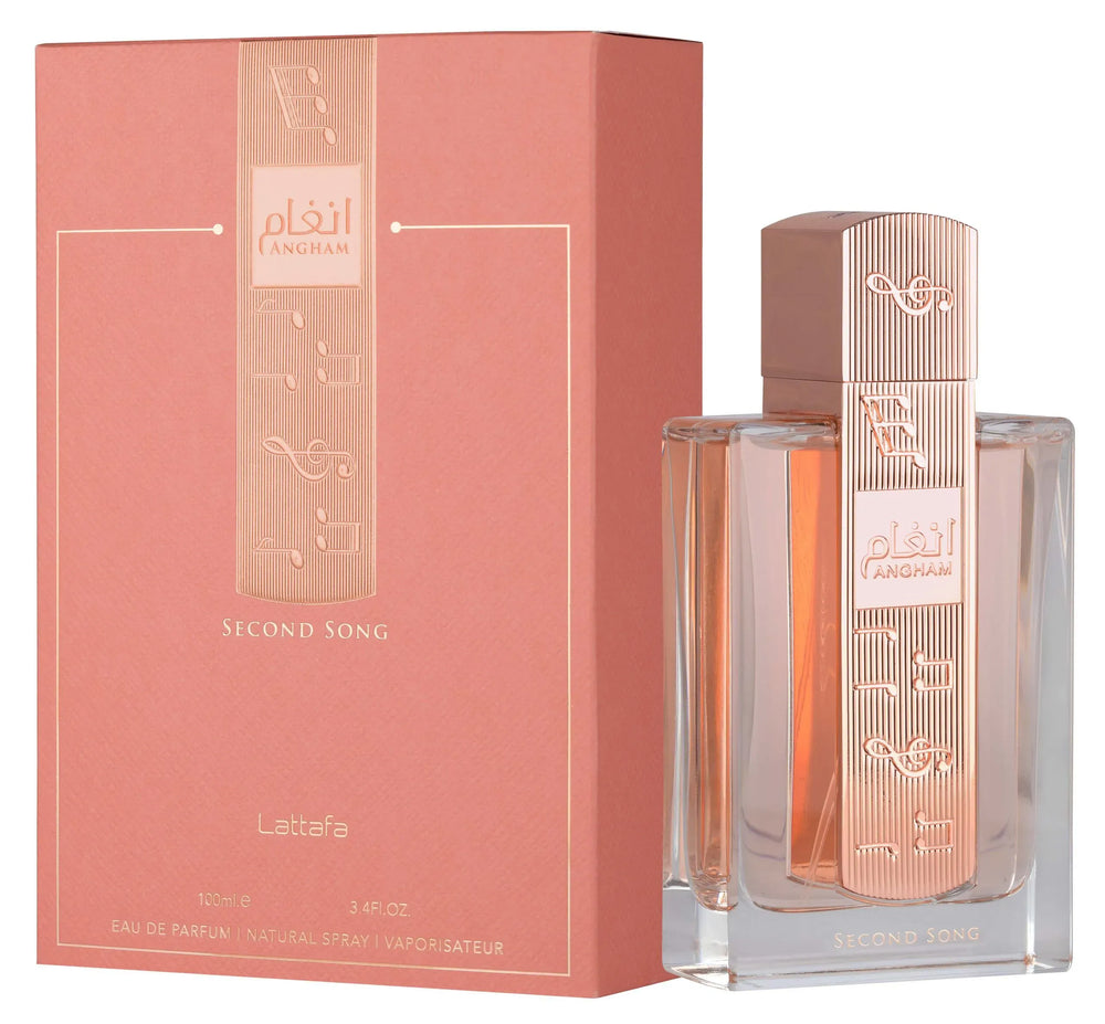 Lattafa Angham Second Song Perfume Mujer 100ml caja embalaje original