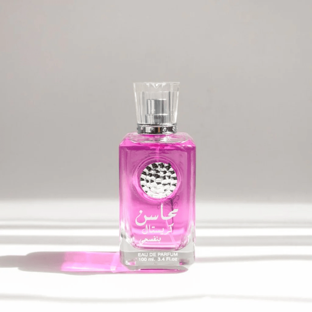 MAHASIN CRYSTAL VIOLET Lattafa perfume para MUJER 100 ml