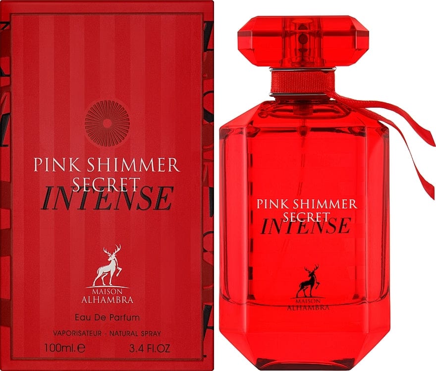 Maison Alhambra Pink Shimmer Secret Intense Perfume Mujer 100ml caja embalaje original