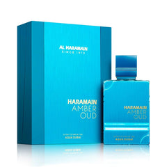 AMBER OUD AQUA DUBAI Al haramain perfume UNISEX 100ml