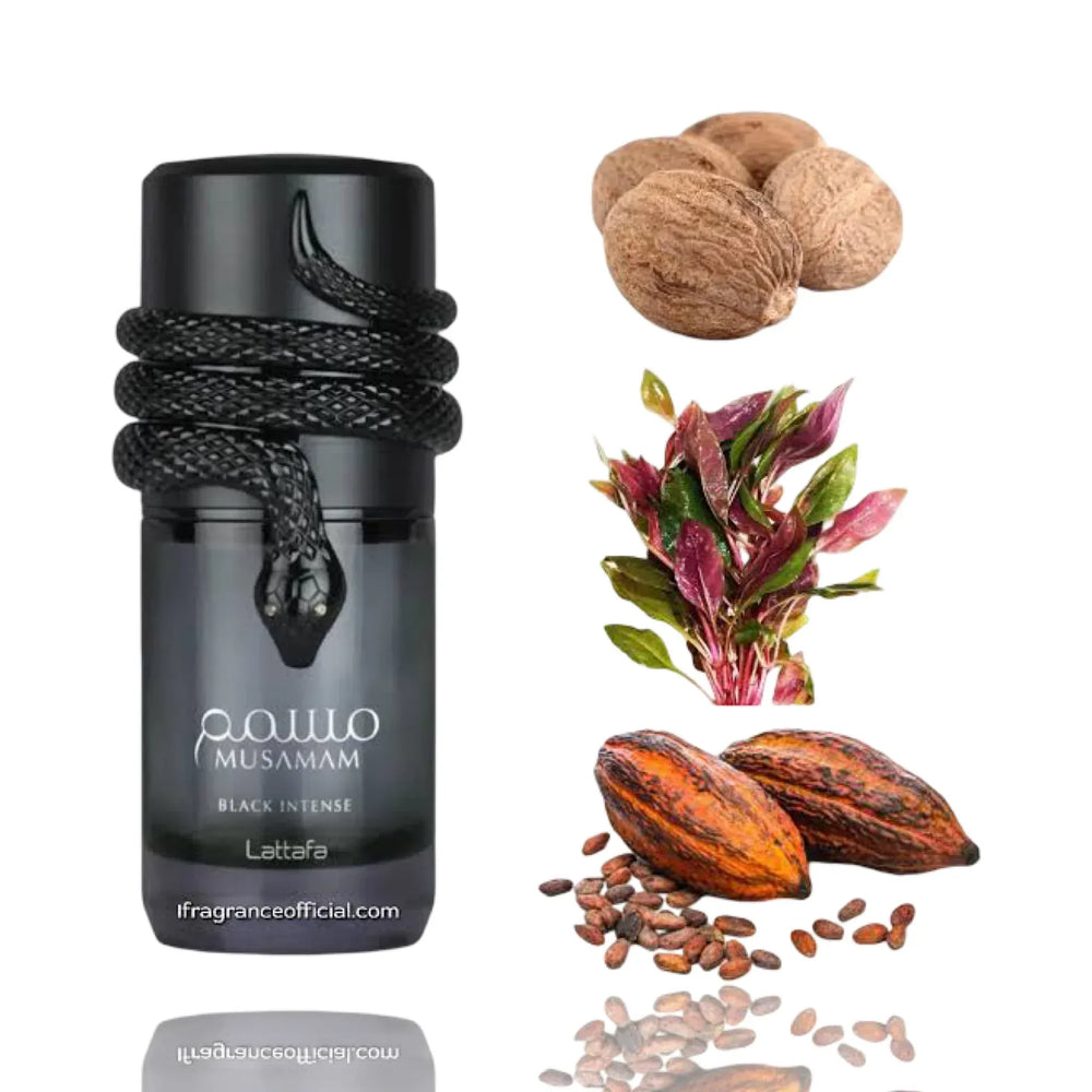 MUSAMAM BLACK INTENSE Lattafa perfume UNISEX 100ml