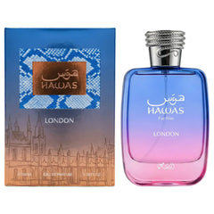 Rasasi Hawas London Perfume Unisex 100ml caja embalaje original