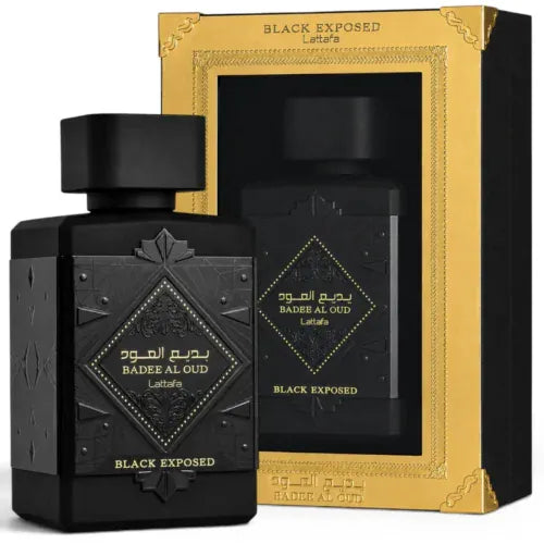BADEE AL OUD BLACK EXPOSED Lattafa perfume Unisex 100ml