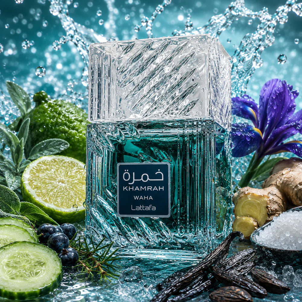 Lattafa Khamrah Waha Unisex Perfume 100ml | Genuine + 24h Delivery – Elixir Perfumes