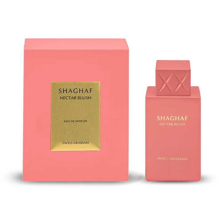Swiss Arabian Shaghaf Nectar Blush Perfume Unisex 75ml caja embalaje original