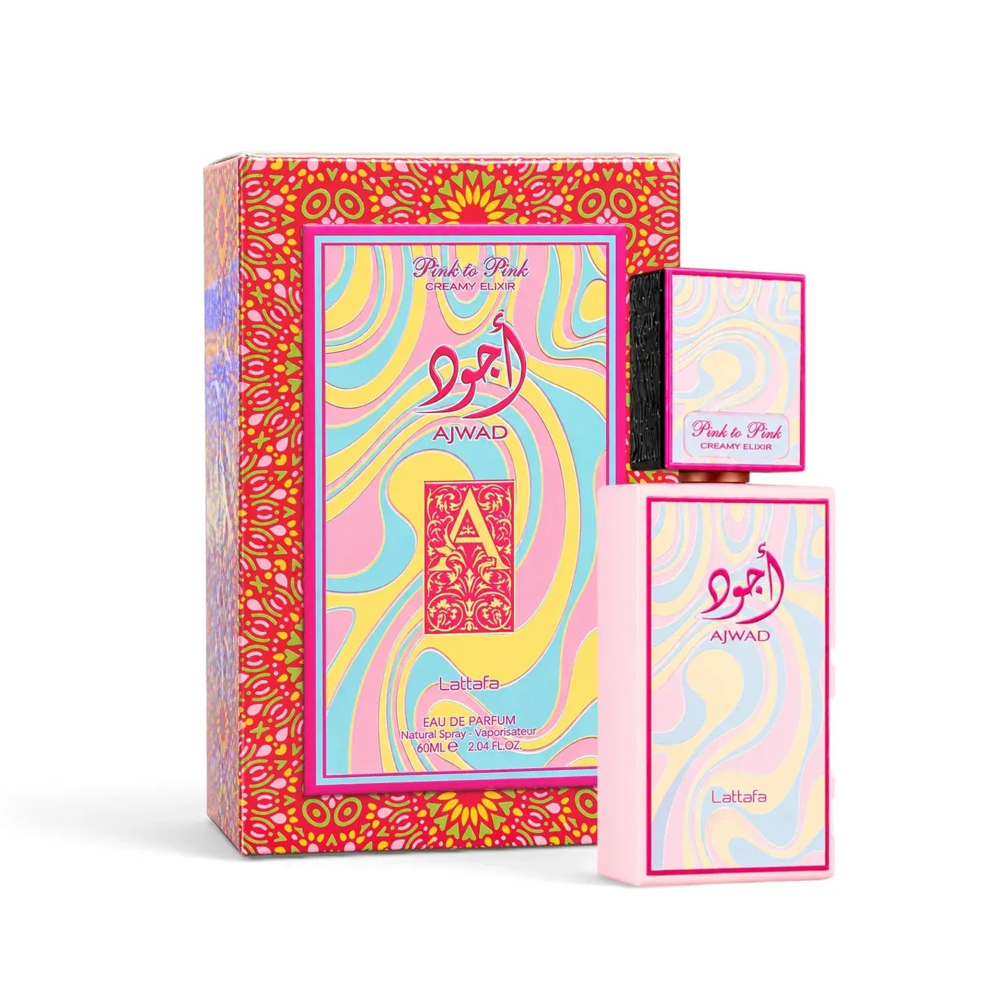 AJWAD PINK TO PINK CREAMY ELIXIR Lattafa perfume Mujer 60ml