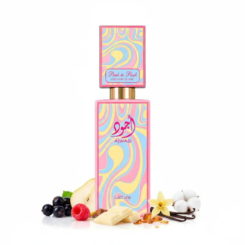 AJWAD PINK TO PINK CREAMY ELIXIR Lattafa perfume Mujer 60ml