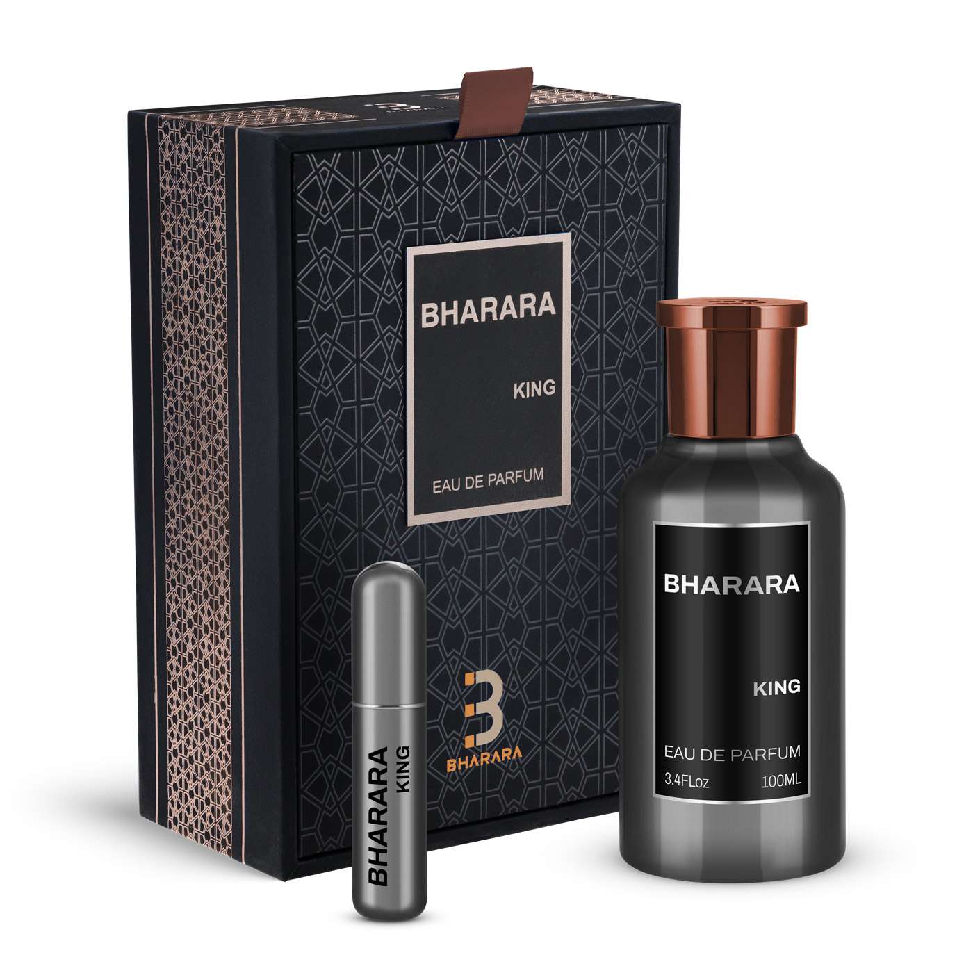 Bharara King Perfume Hombre 100ml caja embalaje original