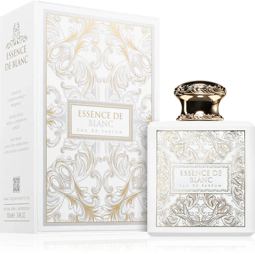 ESSENCE DE BLANC Fragence world perfume UNISEX 100ml