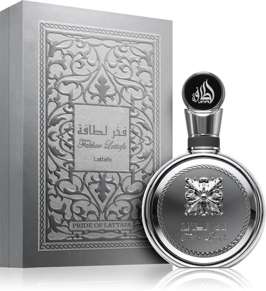 Lattafa Fakhar Platin Perfume Unisex 100ml caja embalaje original