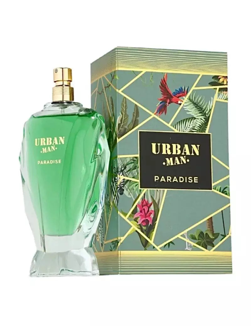 URBAN MAN PARADISE Fragance world perfume Hombre 90ml