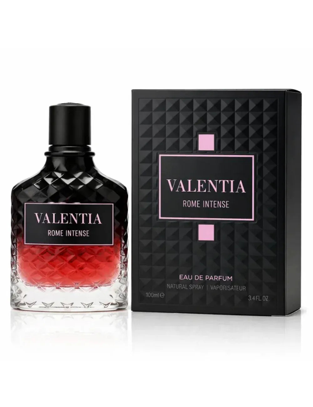 Fragance World Valentia Rome Intense Perfume Hombre 100ml caja embalaje original