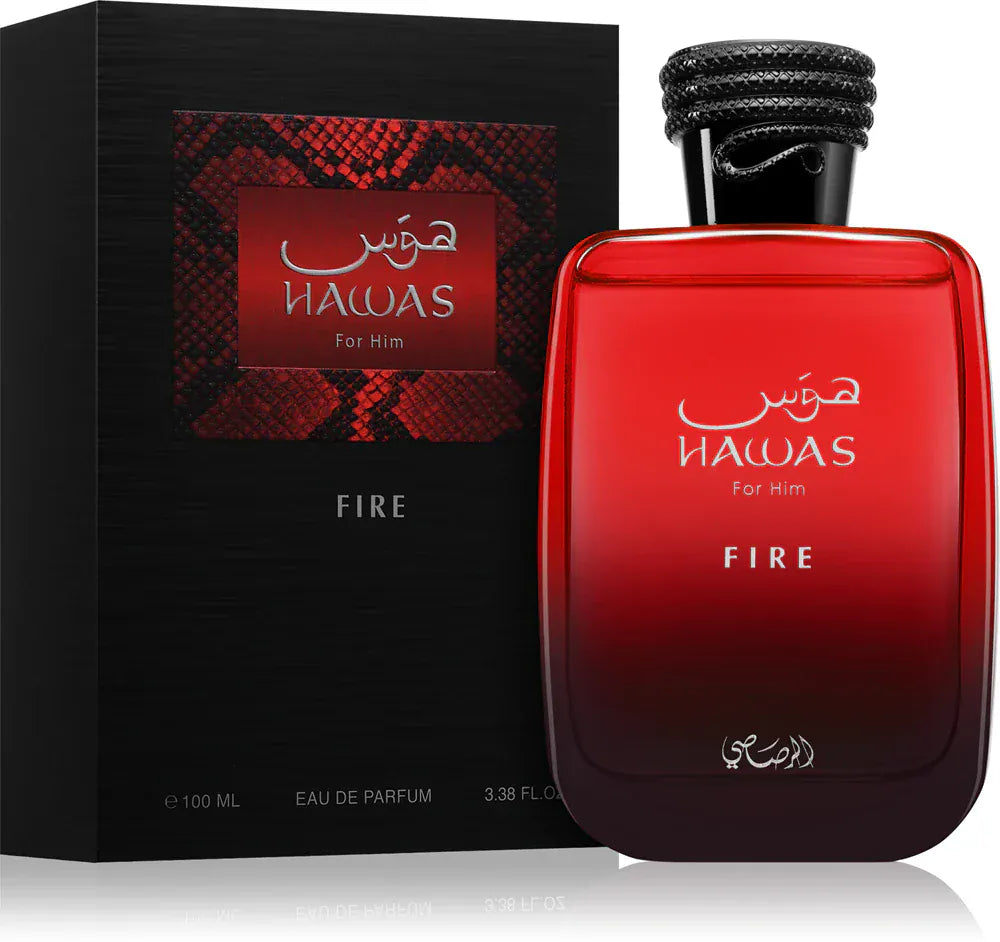 Rasasi Hawas Fire Perfume Unisex 100ml caja embalaje original