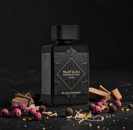 BADEE AL OUD BLACK EXPOSED Lattafa perfume Unisex 100ml