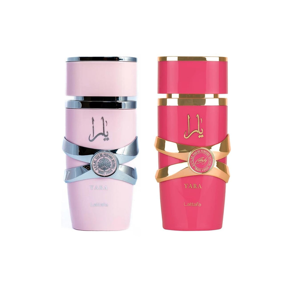 Lattafa Pack Yara Rosa Yara Candy Perfume ml caja embalaje original