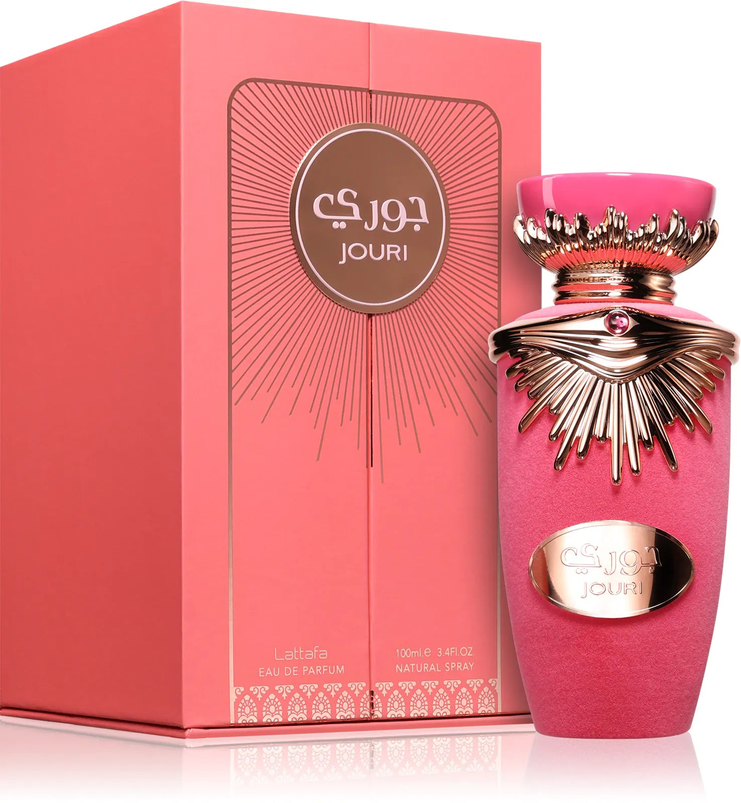 Lattafa Jouri Perfume Mujer 100ml caja embalaje original
