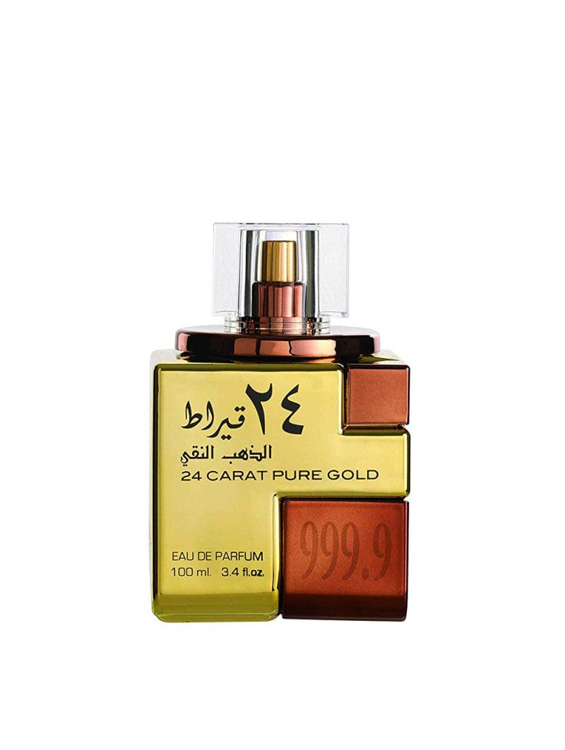 Lattafa 24 Carat Pure Gold Perfume Hombre 100ml caja embalaje original