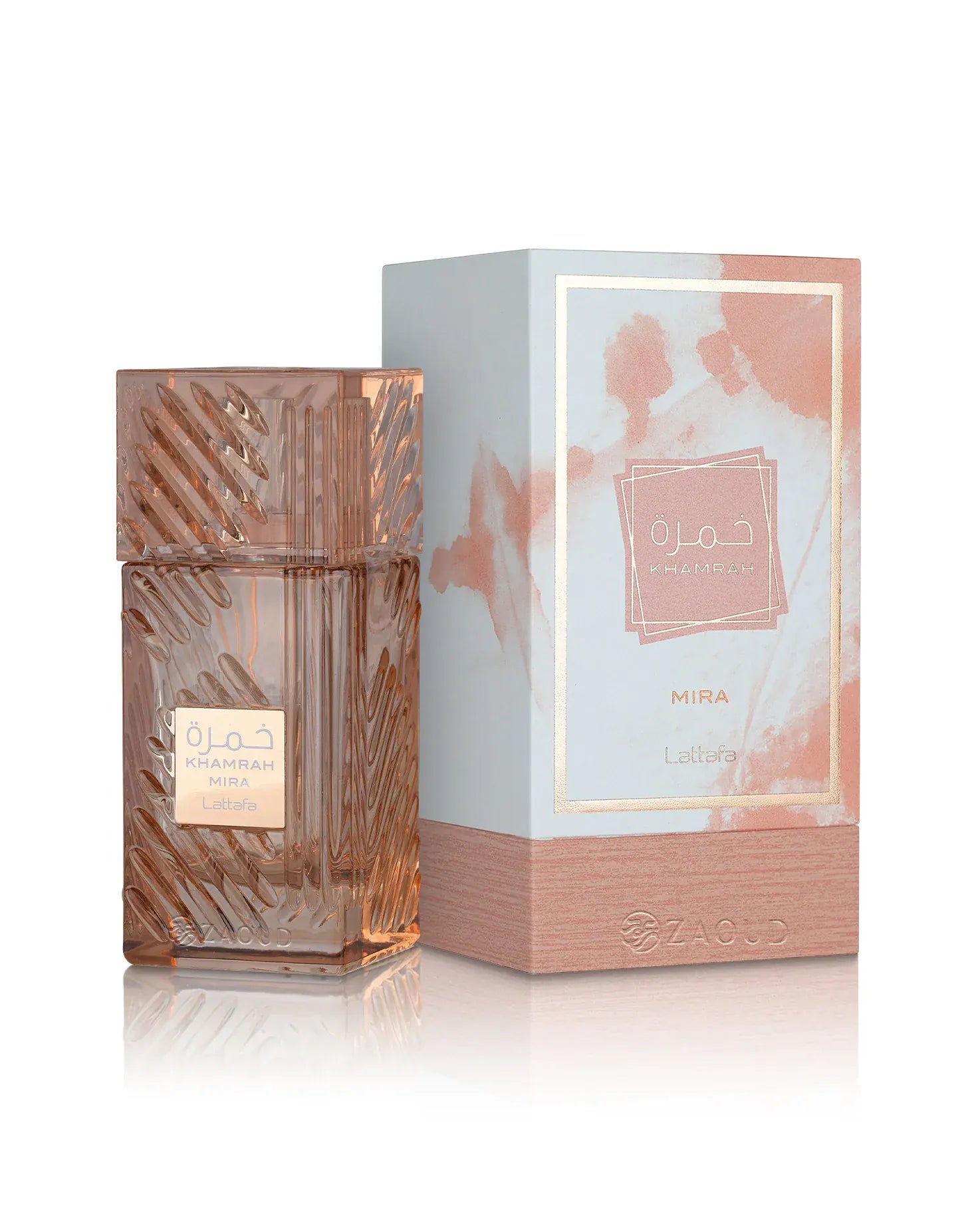 Lattafa Khamrah Mira Perfume Mujer 100ml caja embalaje original