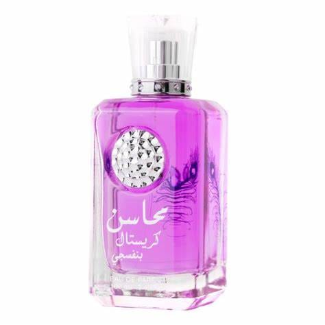 MAHASIN CRYSTAL VIOLET Lattafa perfume para MUJER 100 ml