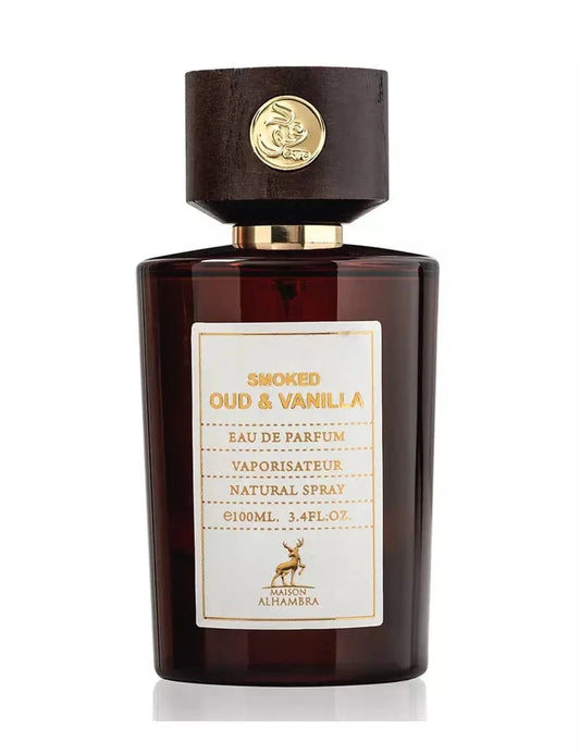 SMOKED OUD Y VAINILLA Maison alhambra perfume Unisex 100ml.