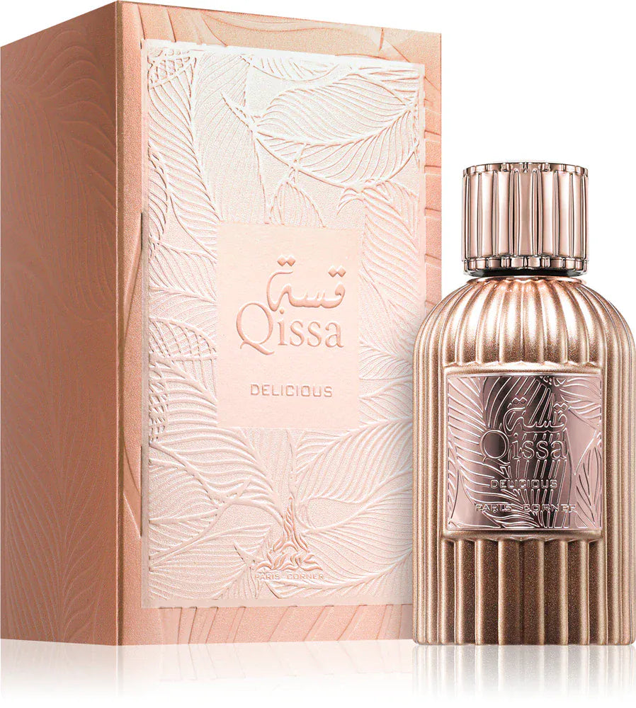 Paris Corner Qissa Delicious Perfume Mujer 100ml caja embalaje original