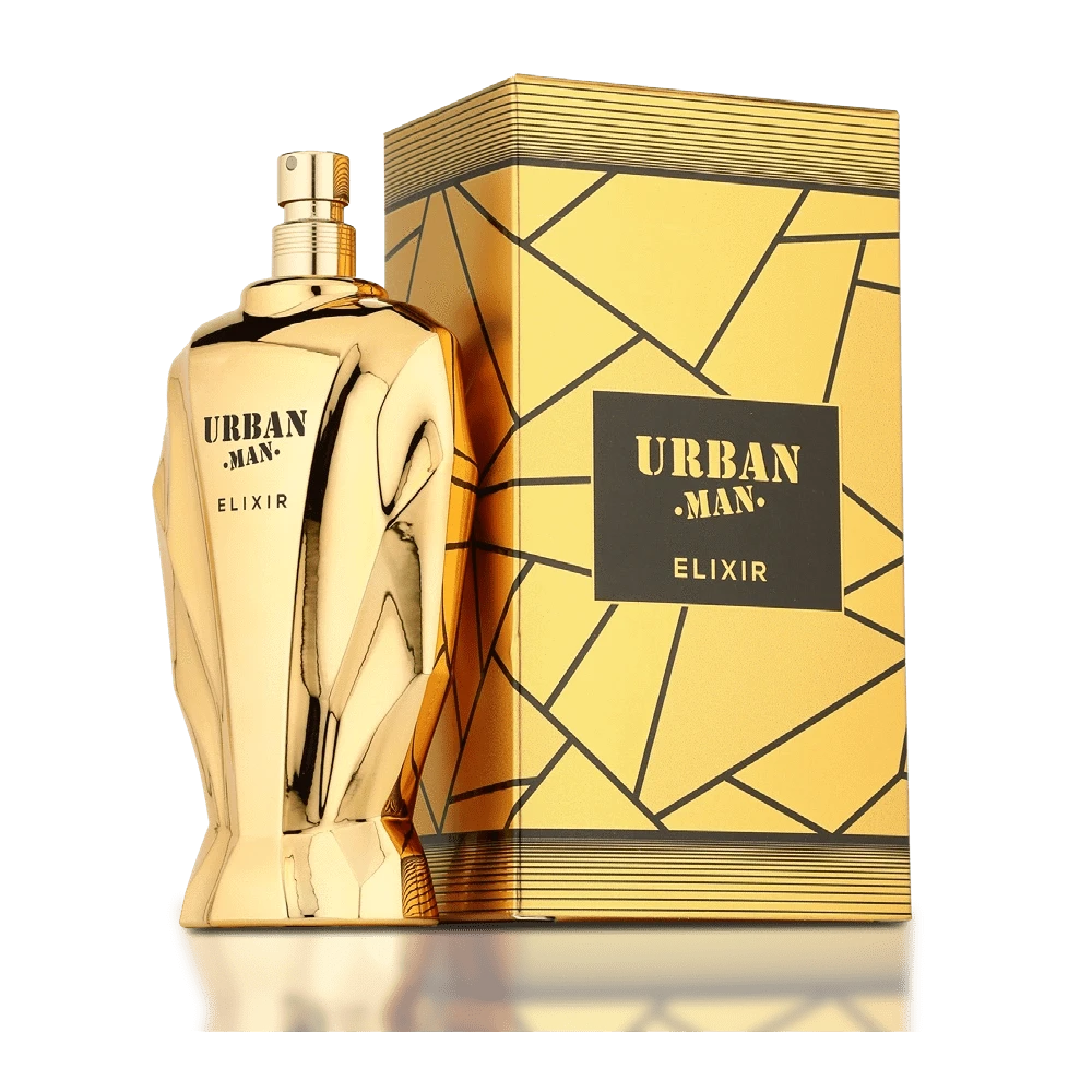 URBAN MAN ELIXIR Fragance world perfume Hombre 90ml