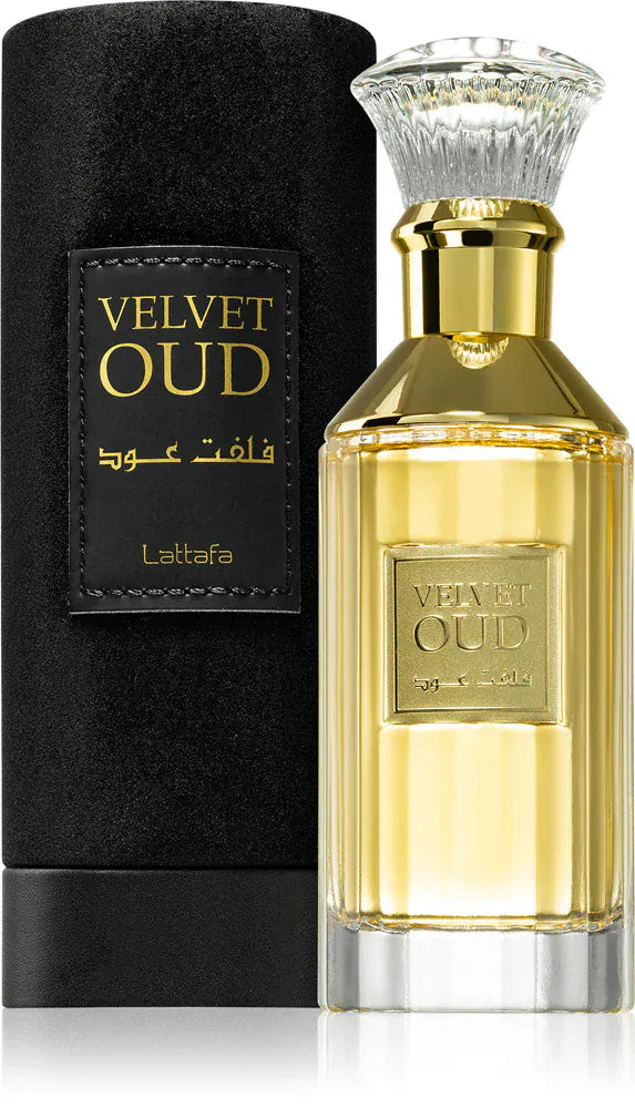 VELVET OUD Lattafa perfume HOMBRE 100ml